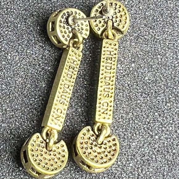 HEIDI DAUS "AN AFFAIR TO REMEMBER" 4 STRAND NECKLACE & EARRINGS SET Black & Red - Picture 12 of 14